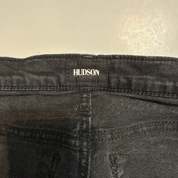 Hudson Size 25 Womens Jeans Natalie Skinny Mid Rise Black Denim 25x26 - Picture 10 of 10